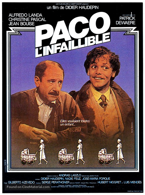 Paco el seguro - French Movie Poster