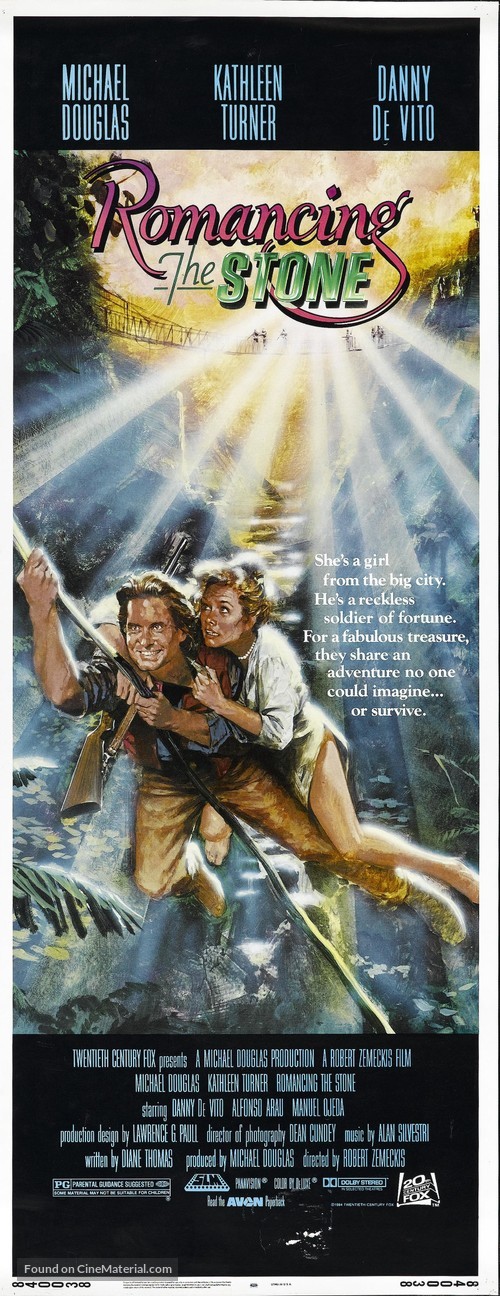 Romancing the Stone - Theatrical movie poster