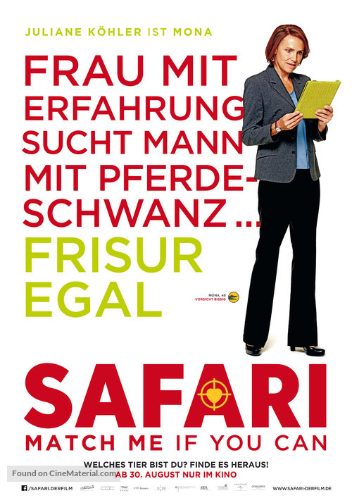 Safari: Match Me If You Can - German Movie Poster