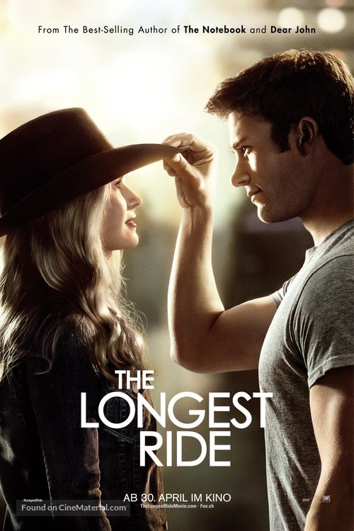 The Longest Ride - Swiss Movie Poster