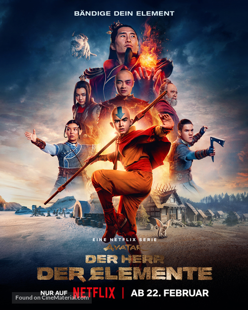 &quot;Avatar: The Last Airbender&quot; - Danish Movie Poster