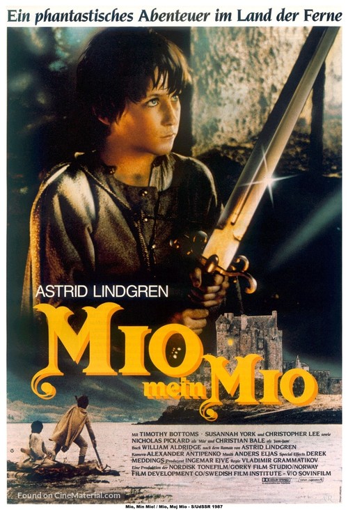 Mio min Mio - German Movie Poster