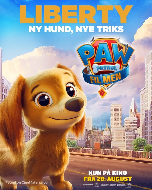 Paw Patrol: The Movie - Norwegian Movie Poster