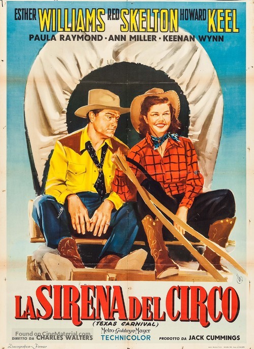 Texas Carnival - Italian Movie Poster