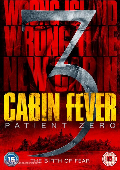 Cabin Fever: Patient Zero - British DVD movie cover