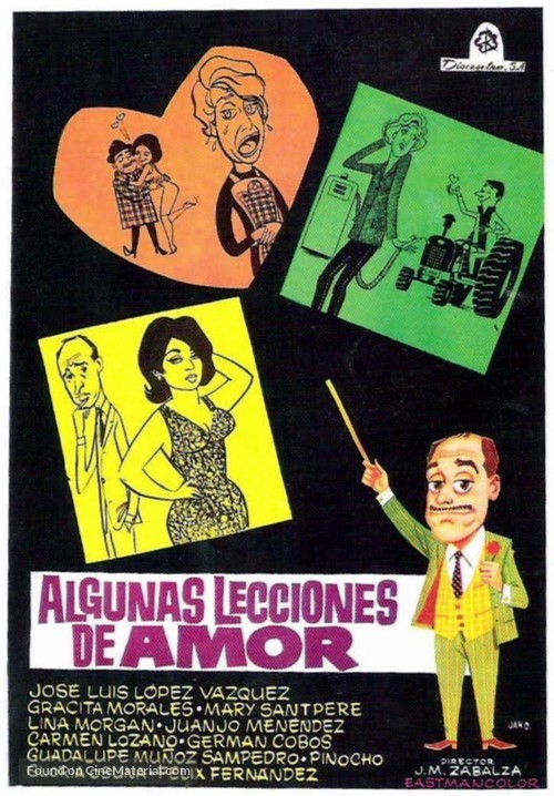 Algunas lecciones de amor - Spanish Movie Poster