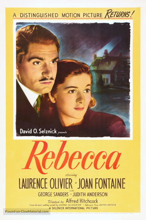 Rebecca - Re-release movie poster
