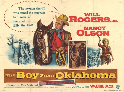The Boy from Oklahoma - British Movie Poster