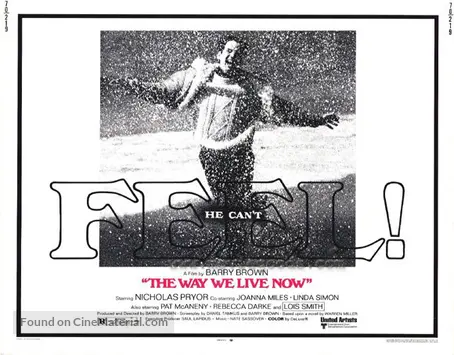 The Way We Live Now - Movie Poster