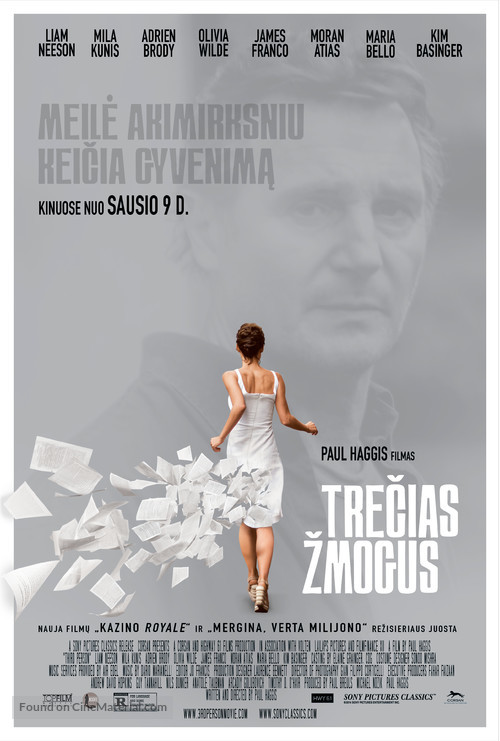 Third Person - Lithuanian Movie Poster