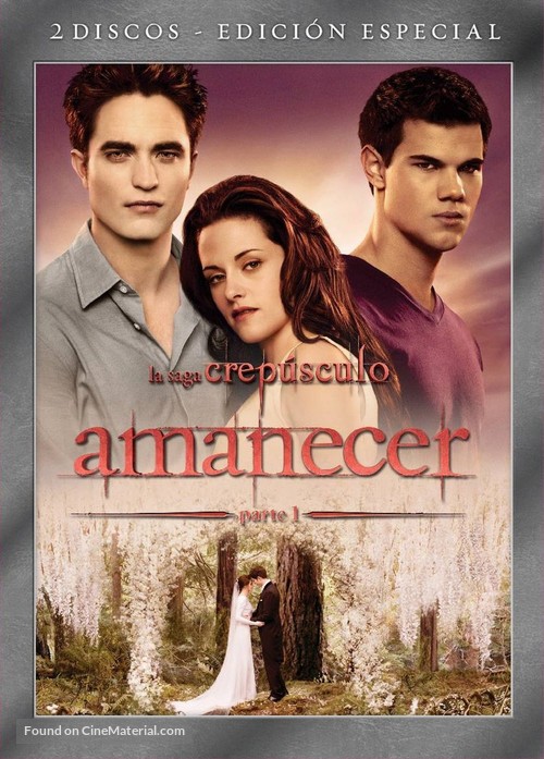 The Twilight Saga: Breaking Dawn - Part 1 - Spanish Blu-Ray movie cover