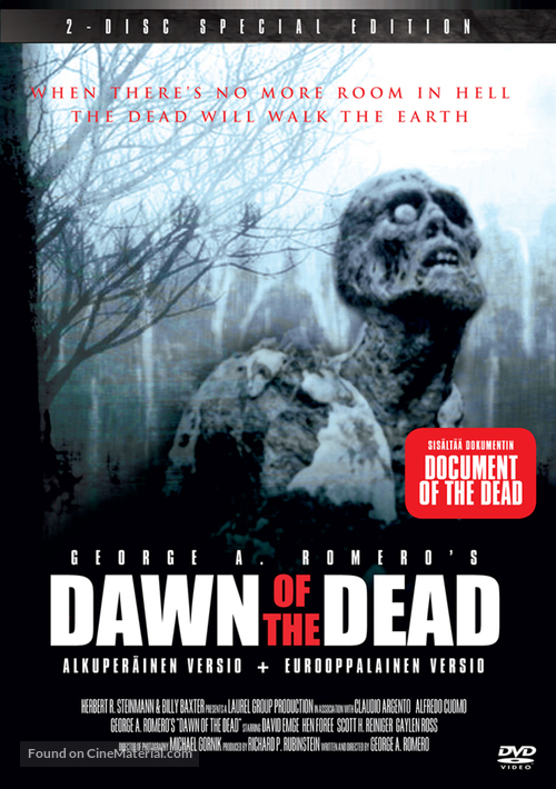 Dawn Of The Dead - Finnish DVD movie cover