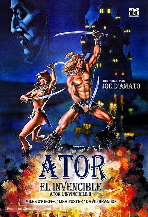 Ator 2 - L&#039;invincibile Orion - Spanish DVD movie cover