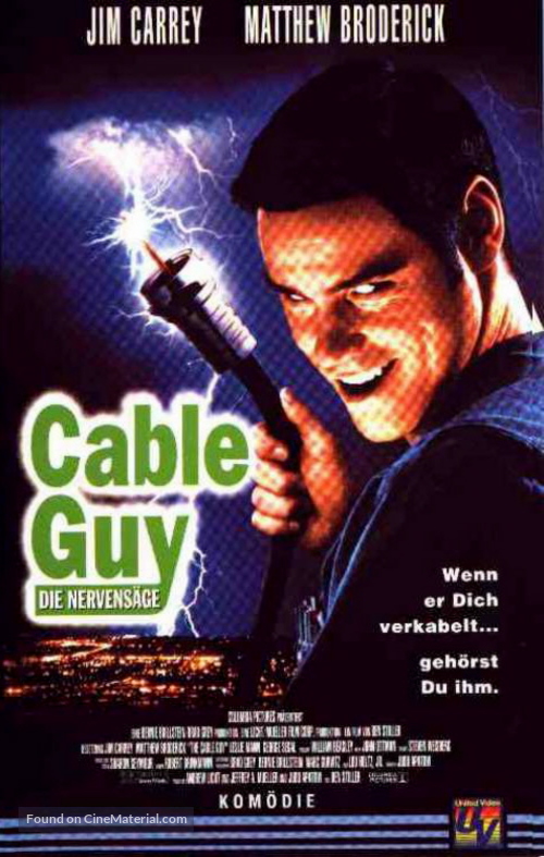 The Cable Guy - German VHS movie cover