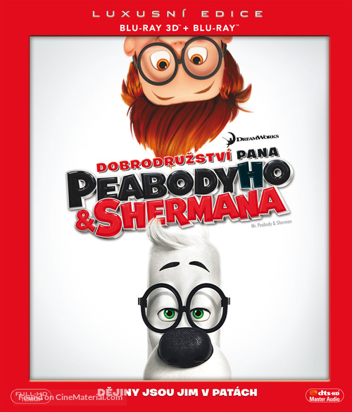 Mr. Peabody &amp; Sherman - Czech Blu-Ray movie cover