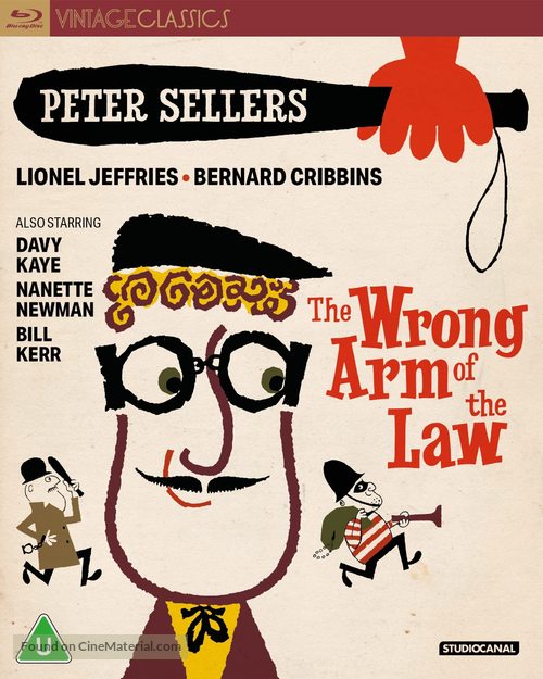 The Wrong Arm of the Law - British Blu-Ray movie cover