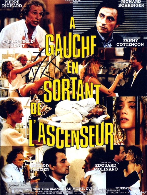 &Agrave; gauche en sortant de l&#039;ascenseur - French Movie Poster