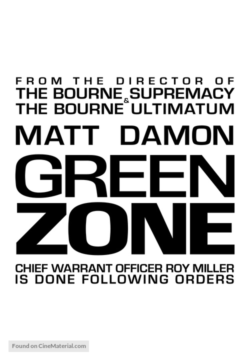 Green Zone - poster