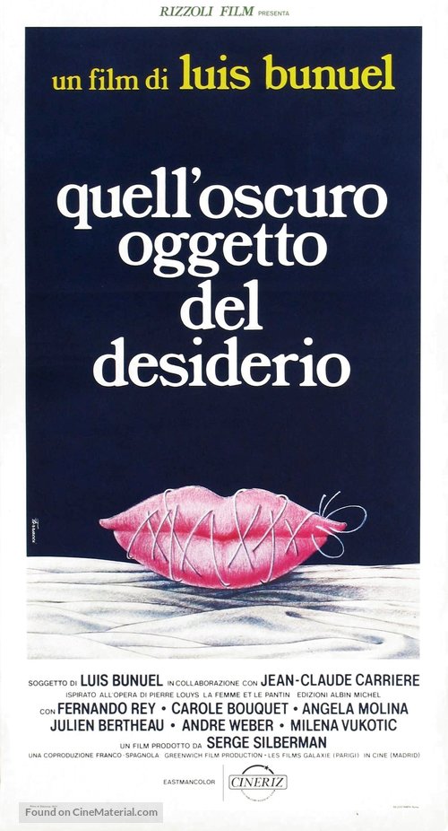 Cet obscur objet du d&eacute;sir - Italian Movie Poster