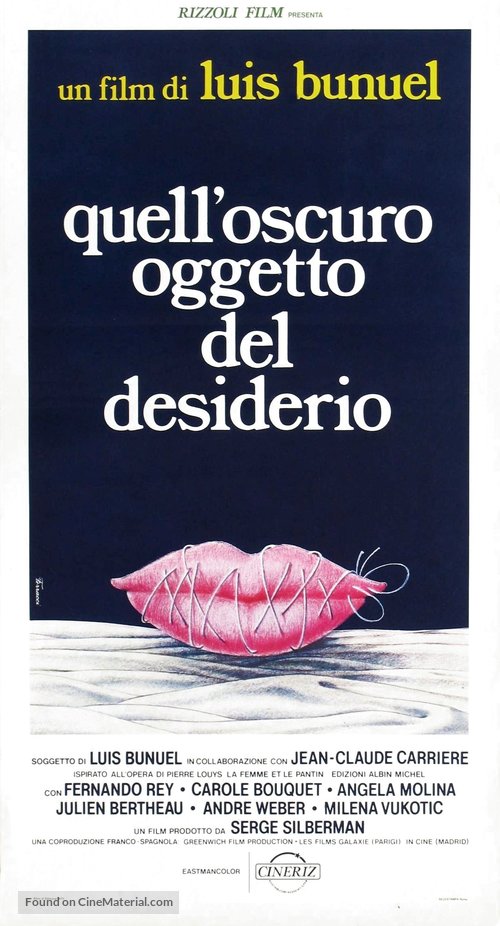 Cet obscur objet du d&eacute;sir - Italian Movie Poster