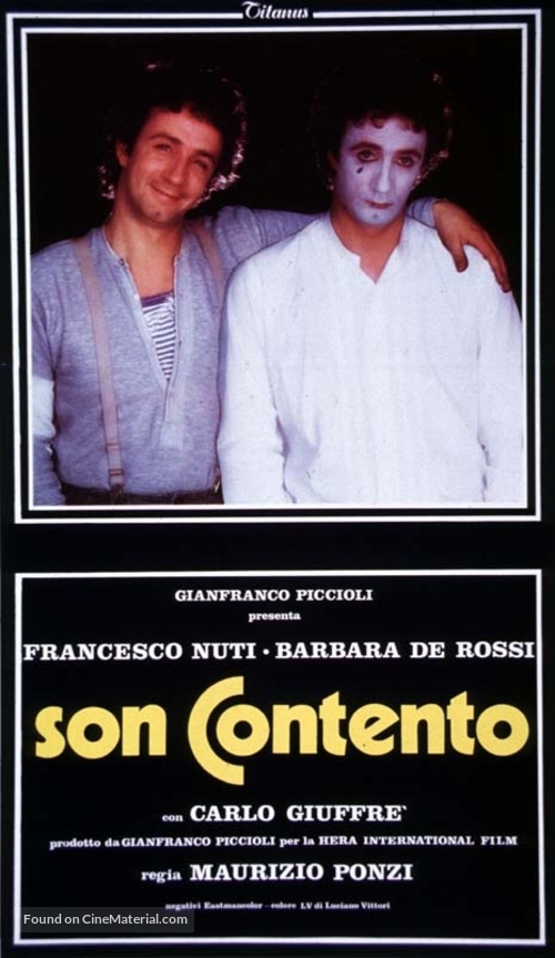 Son contento - Italian Movie Poster