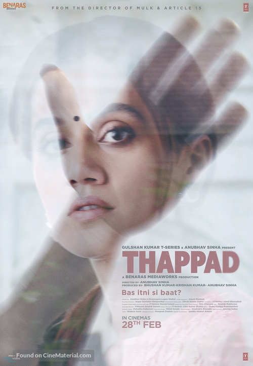 Thappad - Indian Movie Poster