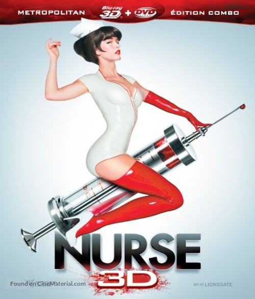 Nurse 3D - French Blu-Ray movie cover