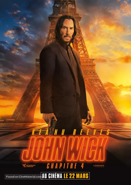 John Wick: Chapter 4 - French Movie Poster