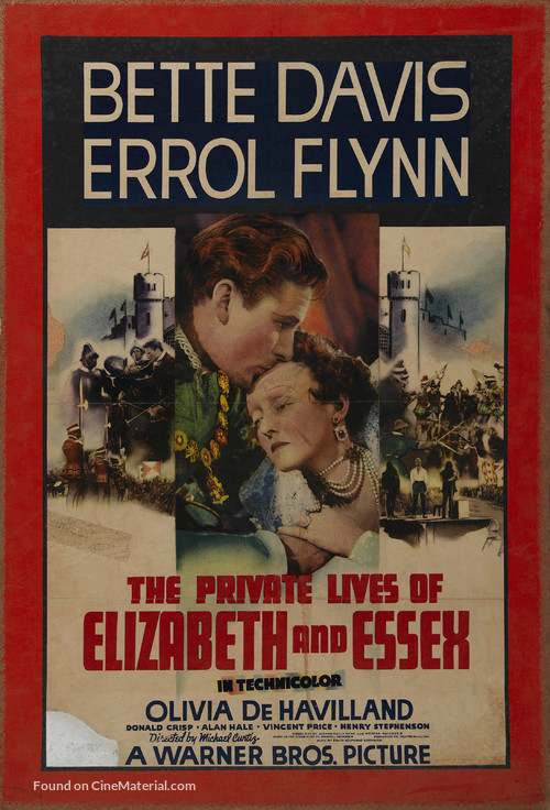 The Private Lives of Elizabeth and Essex - Movie Poster