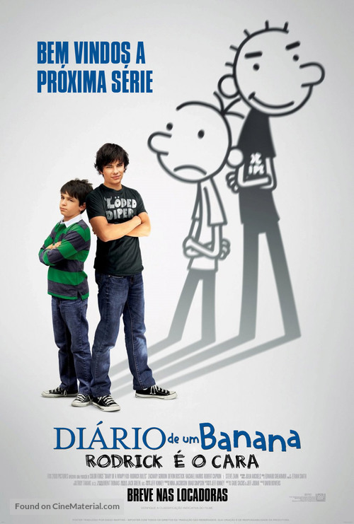 Diary of a Wimpy Kid 2: Rodrick Rules - Brazilian Movie Poster