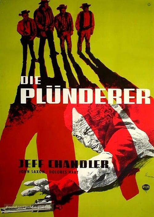 The Plunderers - German Movie Poster