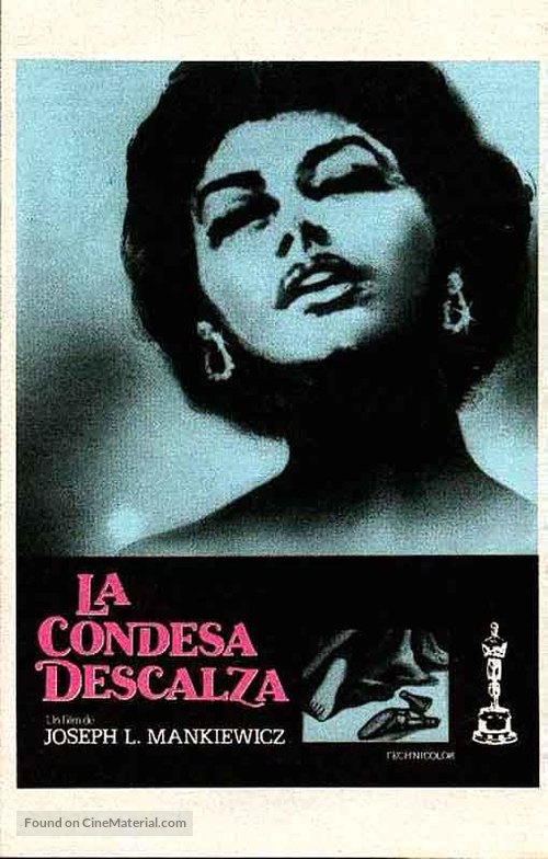The Barefoot Contessa - Spanish Movie Poster