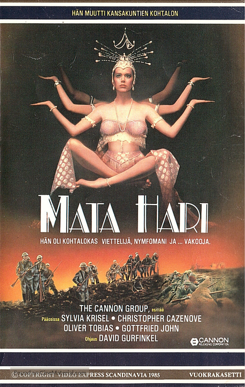 Mata Hari - Finnish VHS movie cover