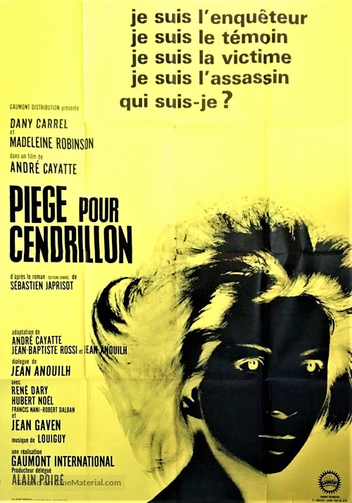 Pi&egrave;ge pour Cendrillon - French Movie Poster