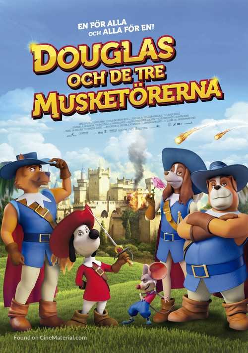 D&#039;Artac&aacute;n y los tres Mosqueperros - Swedish Movie Poster