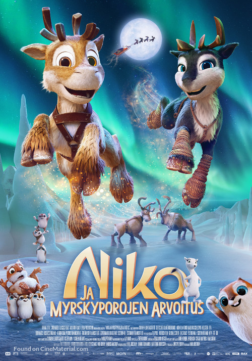 Niko - Beyond the Northern Lights - Finnish Movie Poster