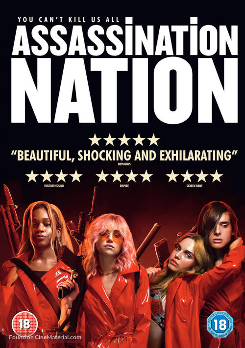 Assassination Nation - British Movie Cover