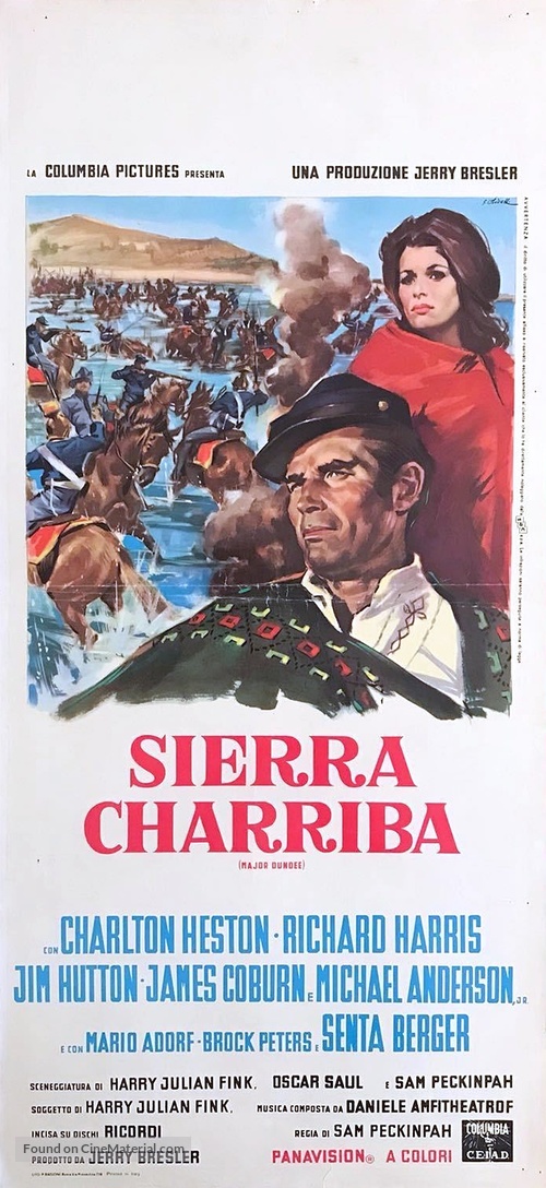 Major Dundee - Italian Movie Poster