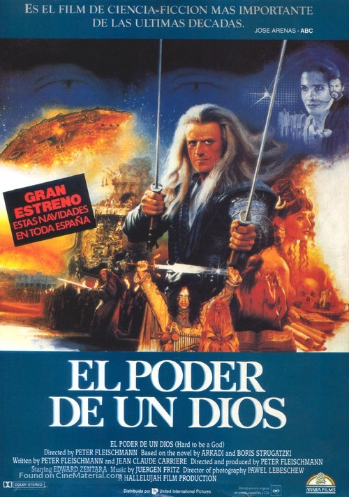 Es ist nicht leicht ein Gott zu sein - Spanish Movie Poster