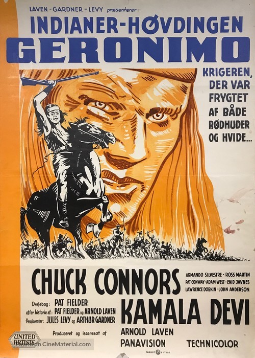 Geronimo - Danish Movie Poster