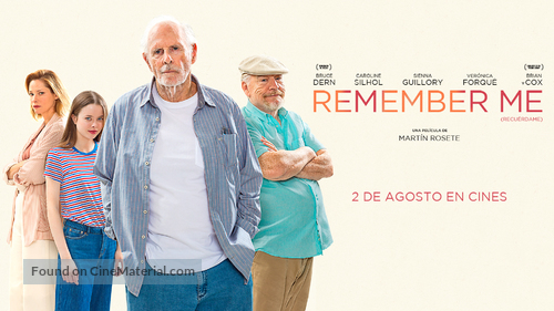 Remember Me - Spanish Movie Poster