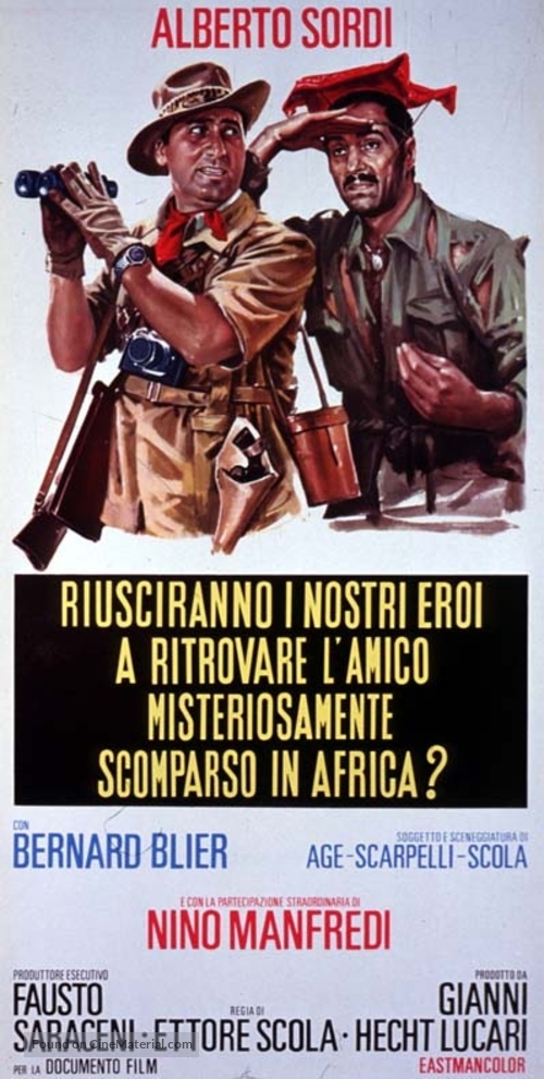 Riusciranno i nostri eroi a ritrovare l&#039;amico misteriosamente scomparso in Africa? - Italian Movie Poster