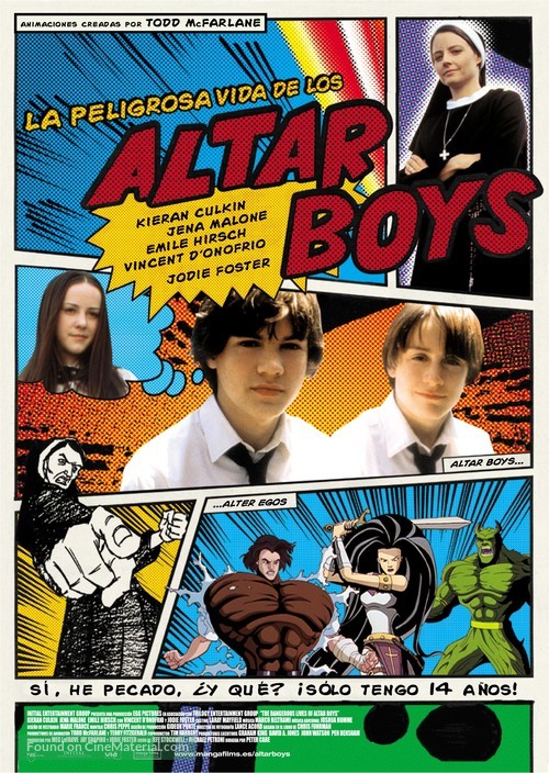 The Dangerous Lives of Altar Boys - Spanish Movie Poster