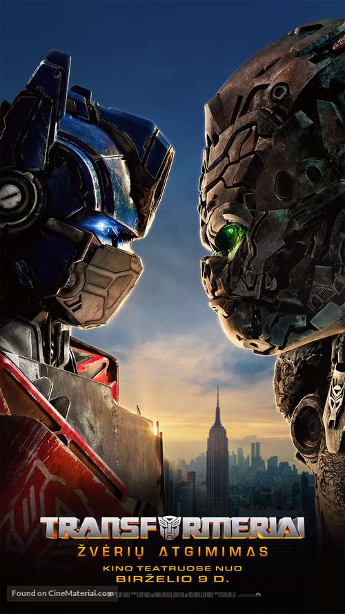 Transformers: Rise of the Beasts - Lithuanian Movie Poster