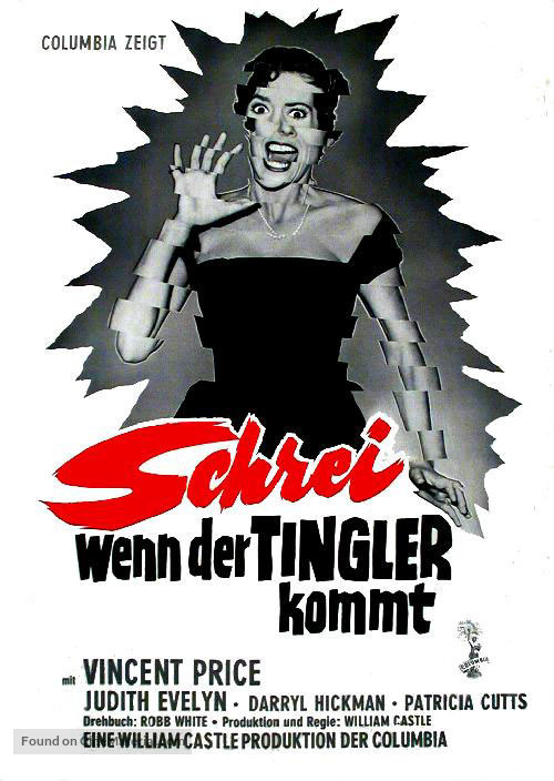 The Tingler - German Movie Poster