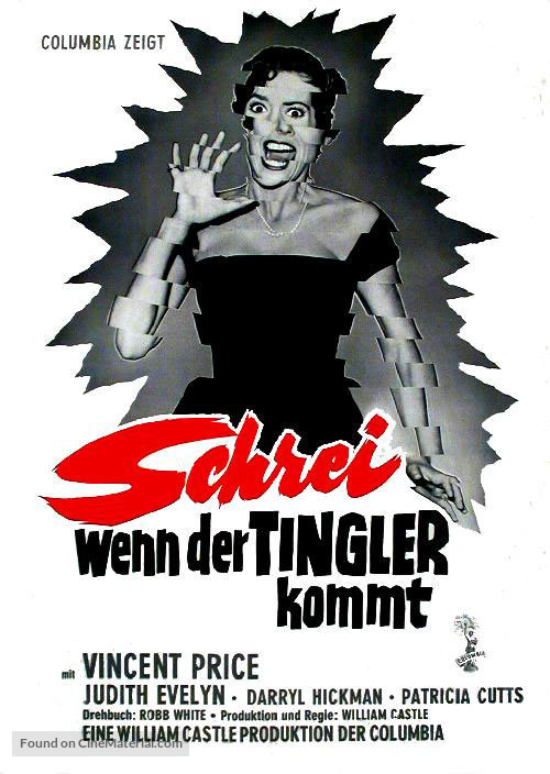 The Tingler - German Movie Poster