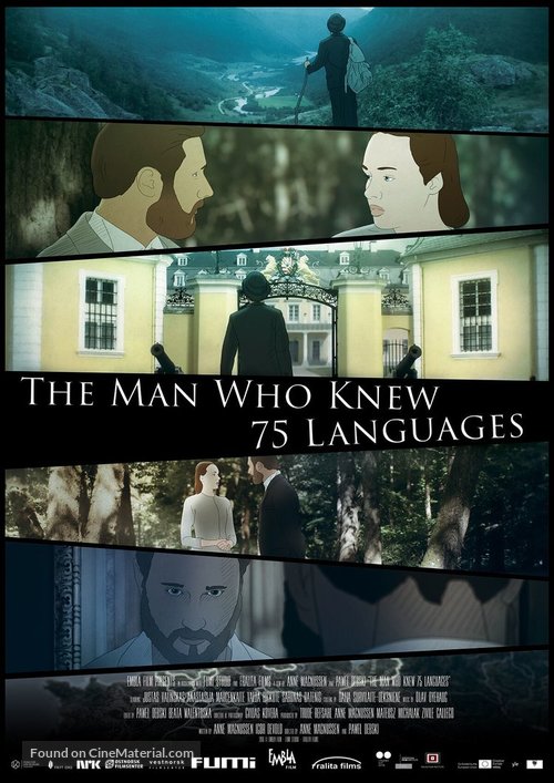 The Man Who Knew 75 Languages - Norwegian Movie Poster