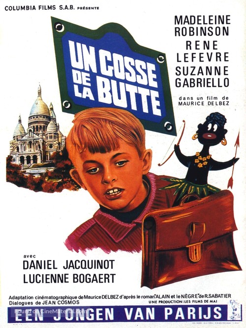 Un gosse de la butte - Belgian Movie Poster