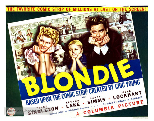 Blondie - Theatrical movie poster