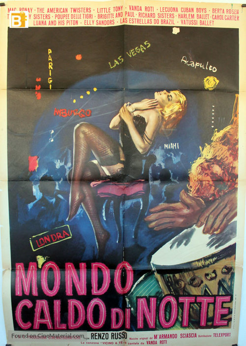 Mondo caldo di notte - Italian Movie Poster